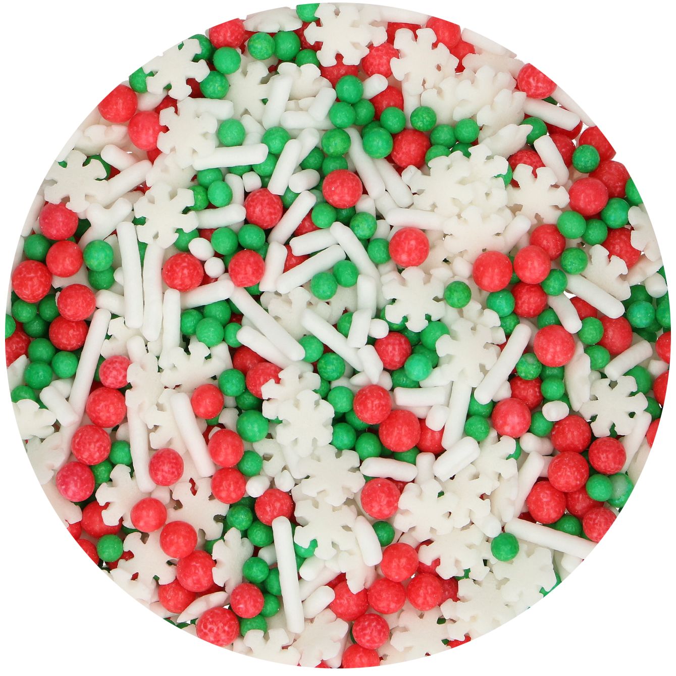 Cukrové zdobení vánoční směs 60 g FunCakes